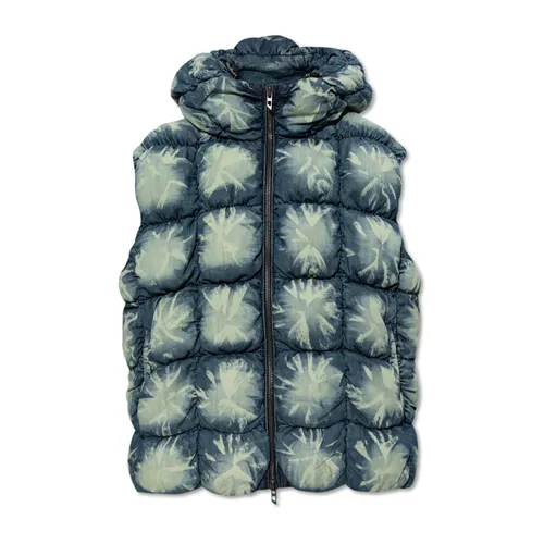 Diesel - Jackets > Vests - Blue - Diesel - Modalova