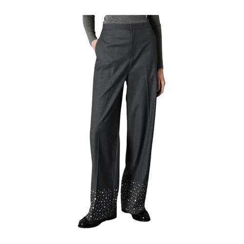 Trousers > Wide Trousers - - Isabelle Blanche - Modalova