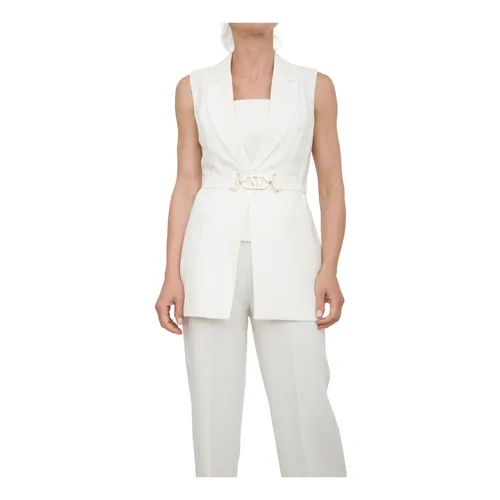 Guess - Jackets > Vests - White - Guess - Modalova