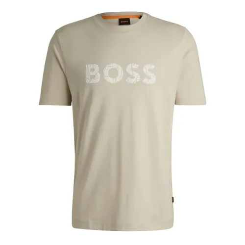 Hugo - Tops > T-Shirts - Beige - Hugo - Modalova