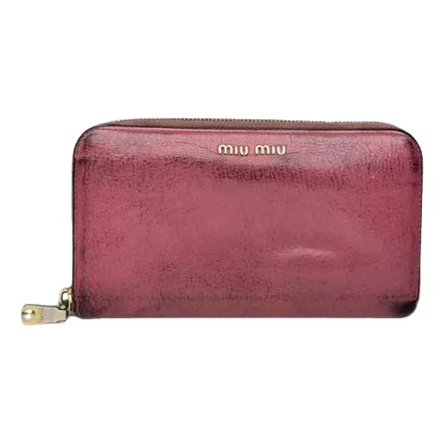 Pre-owned > Pre-owned Accessories > Pre-owned Wallets - - Miu Miu Pre-owned - Modalova