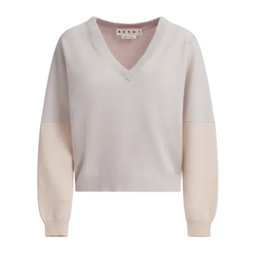Knitwear > V-neck Knitwear - - Marni - Modalova