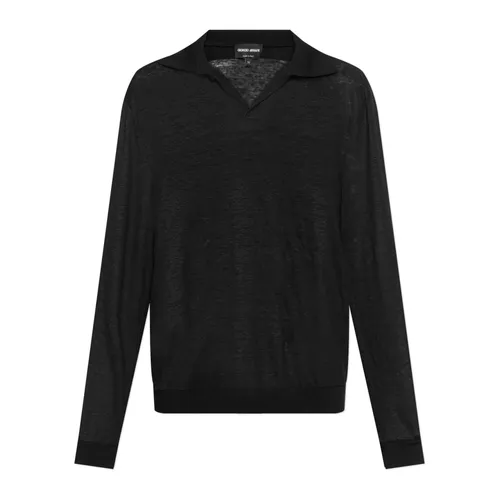 Knitwear > V-neck Knitwear - - Giorgio Armani - Modalova
