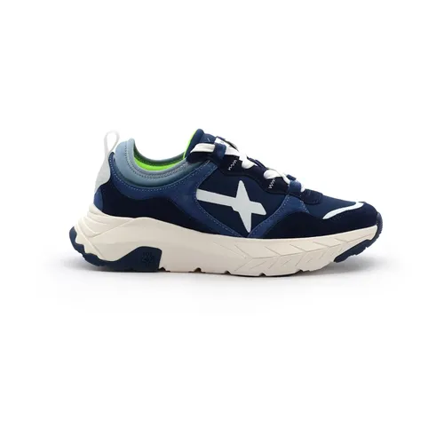 W6Yz - Shoes > Sneakers - Blue - W6Yz - Modalova