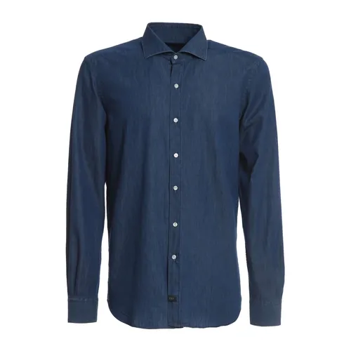 Shirts > Denim Shirts - - Fay - Modalova