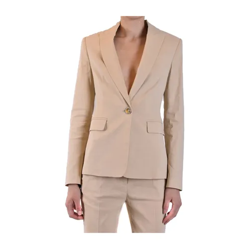 Pinko - Jackets > Blazers - Beige - Pinko - Modalova