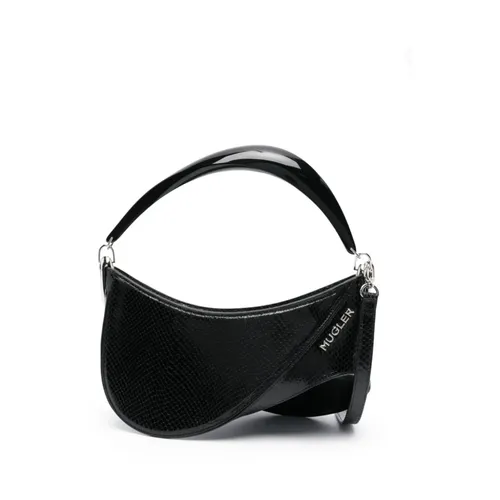 Mugler - Bags > Handbags - Black - Mugler - Modalova