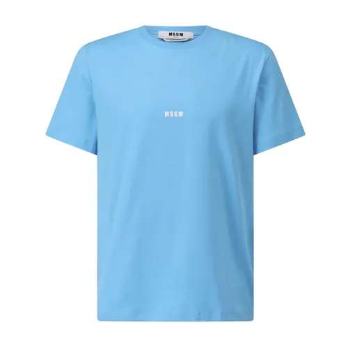 Msgm - Tops > T-Shirts - Blue - Msgm - Modalova