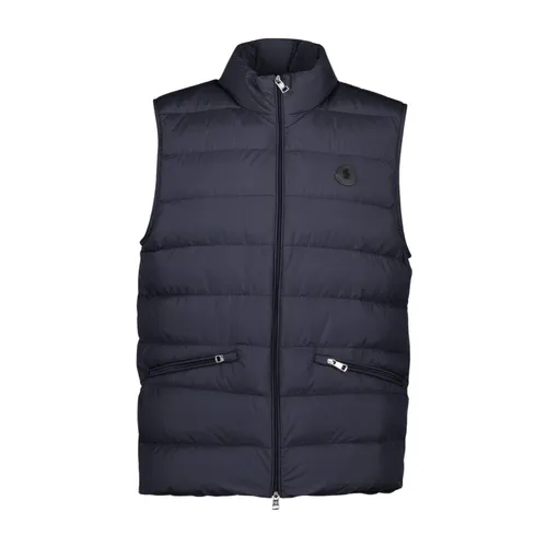 Moncler - Jackets > Vests - Blue - Moncler - Modalova