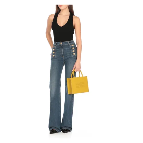 Tops > Sleeveless Tops - - Elisabetta Franchi - Modalova
