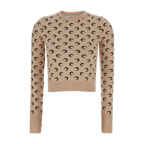 Knitwear > Round-neck Knitwear - - Marine Serre - Modalova