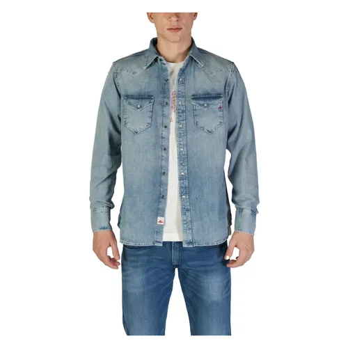 Shirts > Denim Shirts - - Replay - Modalova
