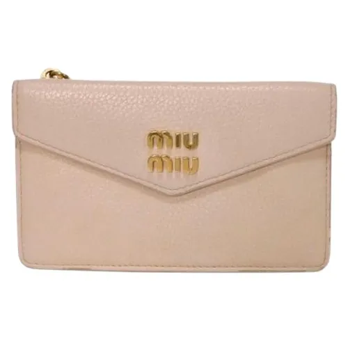 Pre-owned > Pre-owned Accessories > Pre-owned Wallets - - Miu Miu Pre-owned - Modalova