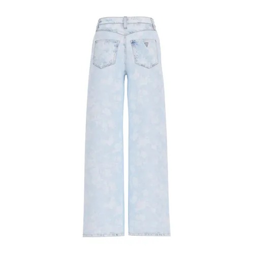 Guess - Jeans > Wide Jeans - Blue - Guess - Modalova