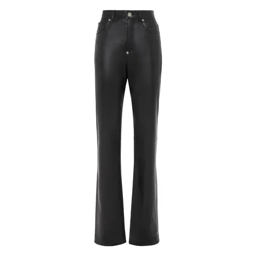 Trousers > Leather Trousers - - Philipp Plein - Modalova