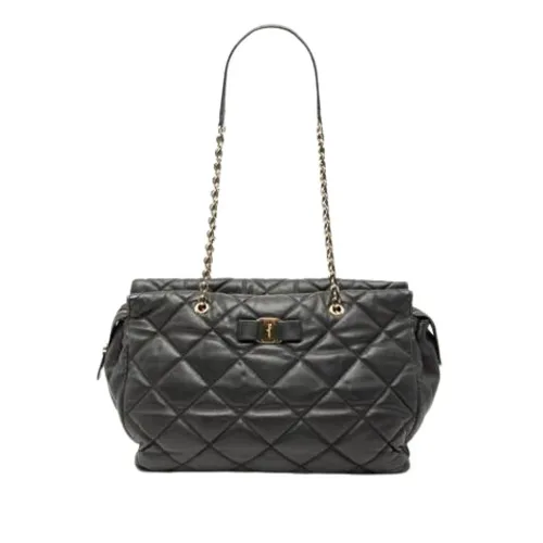 Pre-owned > Pre-owned Bags > Pre-owned Shoulder Bags - - Salvatore Ferragamo Pre-owned - Modalova