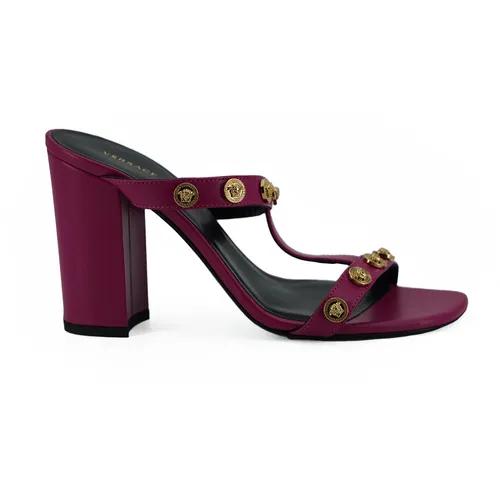 Shoes > Heels > Heeled Mules - - Versace - Modalova