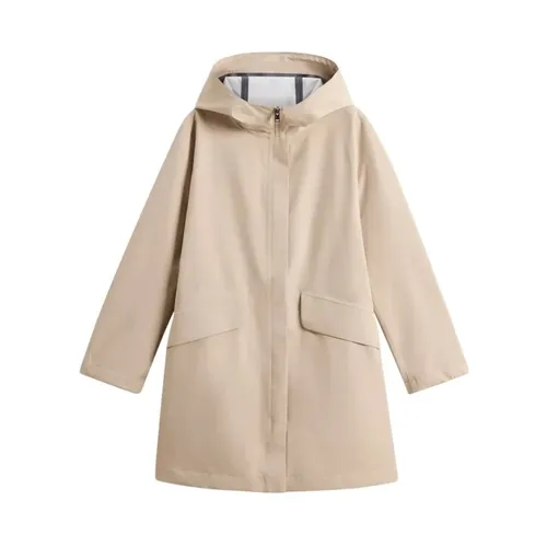 Woolrich - Coats > Parkas - Beige - Woolrich - Modalova