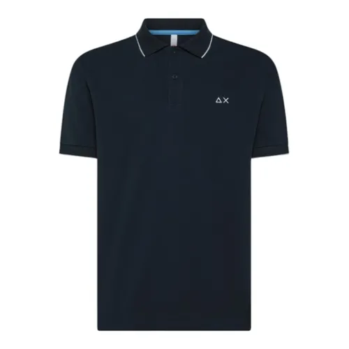 Sun68 - Tops > Polo Shirts - Blue - Sun68 - Modalova