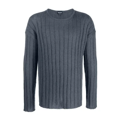 Knitwear > Round-neck Knitwear - - Giorgio Armani - Modalova