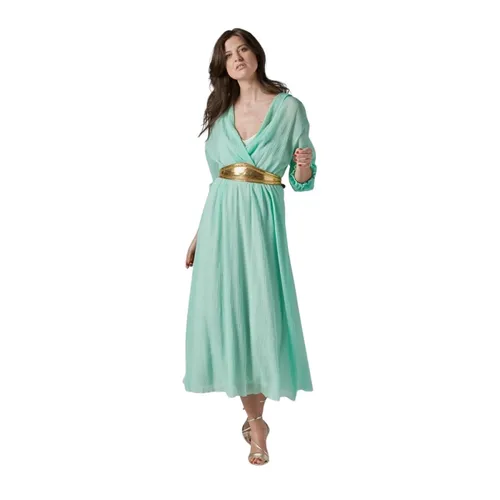 Dresses > Day Dresses > Midi Dresses - - Pomandère - Modalova