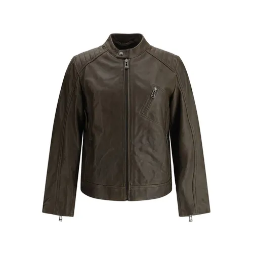 Jackets > Leather Jackets - - Belstaff - Modalova