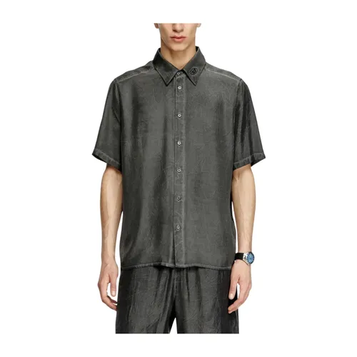 Shirts > Short Sleeve Shirts - - Diesel - Modalova