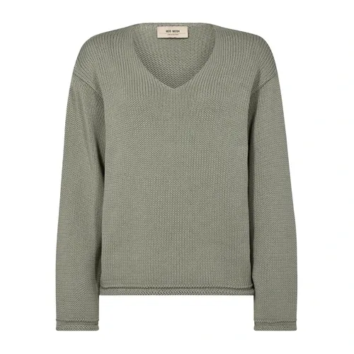 Knitwear > V-neck Knitwear - - MOS Mosh - Modalova