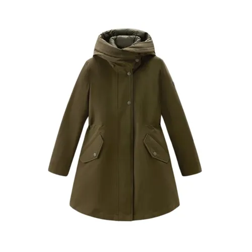 Woolrich - Coats > Parkas - Green - Woolrich - Modalova