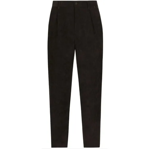Trousers > Slim-fit Trousers - - Dolce & Gabbana - Modalova