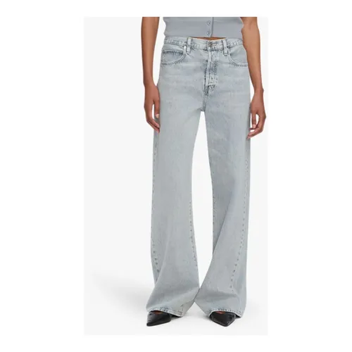 Frame - Jeans > Wide Jeans - Blue - Frame - Modalova