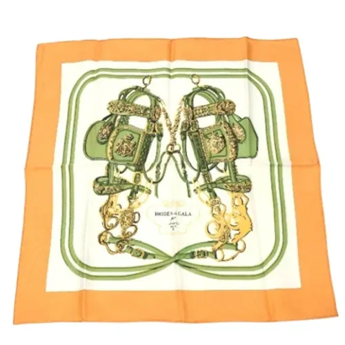 Pre-owned > Pre-owned Accessories > Pre-owned Scarves - - Hermès Vintage - Modalova