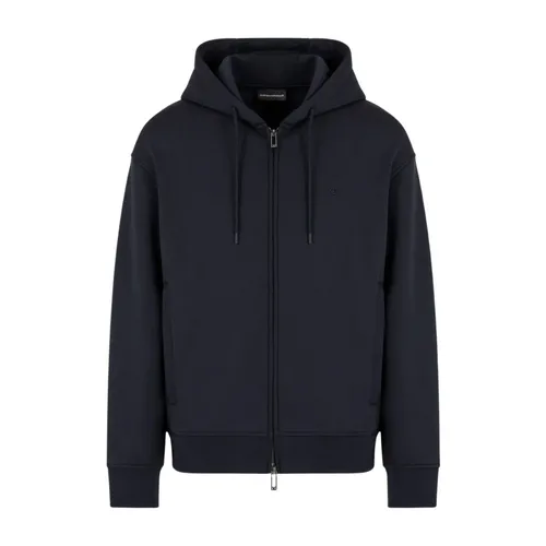 Sweatshirts & Hoodies > Zip-throughs - - Emporio Armani - Modalova