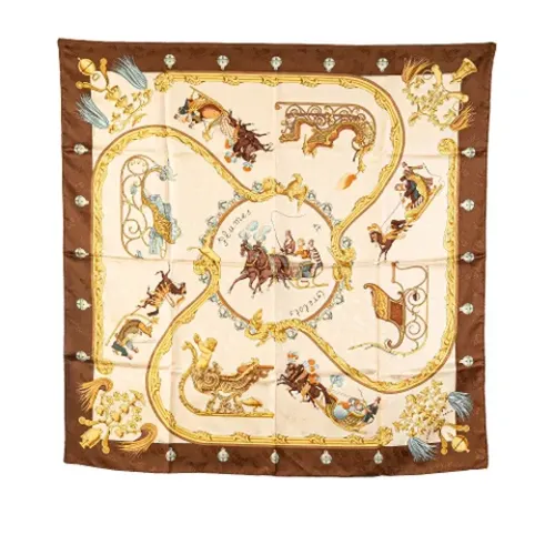 Pre-owned > Pre-owned Accessories > Pre-owned Scarves - - Hermès Vintage - Modalova