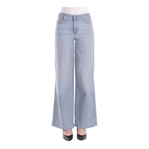 Guess - Jeans > Wide Jeans - Blue - Guess - Modalova