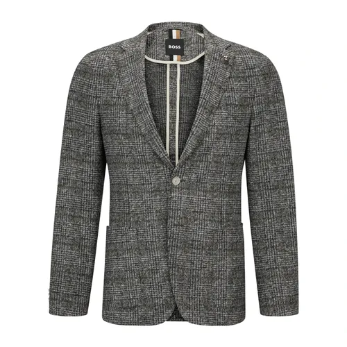 Boss - Jackets > Blazers - Gray - Boss - Modalova