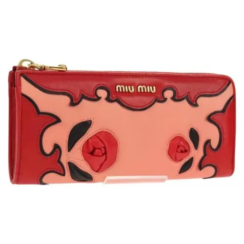 Pre-owned > Pre-owned Accessories > Pre-owned Wallets - - Miu Miu Pre-owned - Modalova