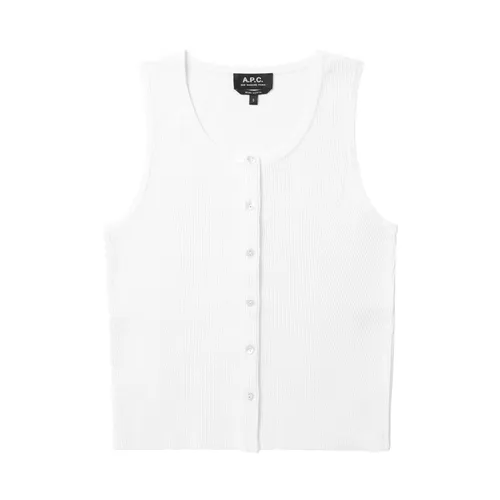 A.p.c. - Jackets > Vests - White - A.p.c. - Modalova