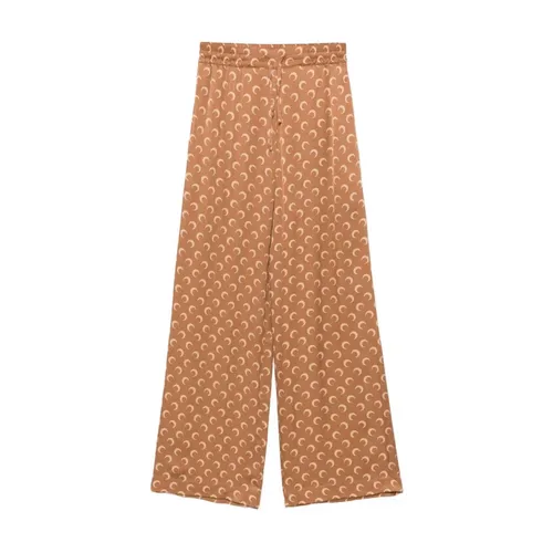 Trousers > Wide Trousers - - Marine Serre - Modalova