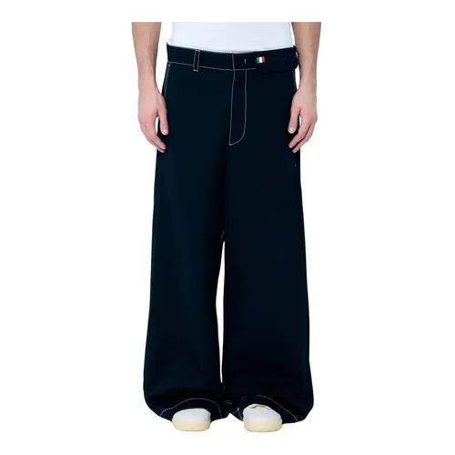 Trousers > Wide Trousers - - Moncler - Modalova