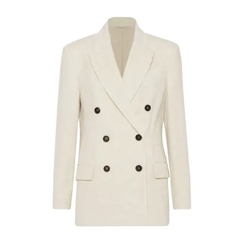 Jackets > Blazers - - Brunello Cucinelli - Modalova