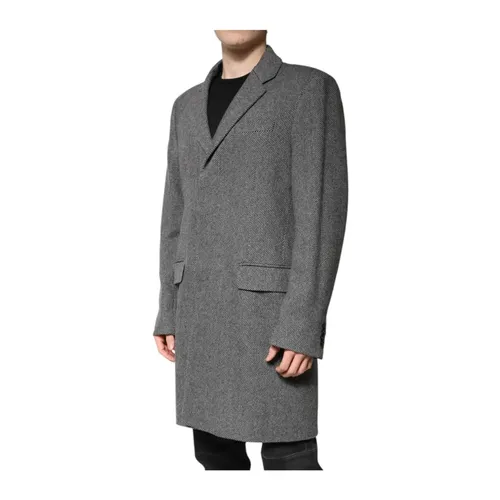 Coats > Single-Breasted Coats - - Dolce & Gabbana - Modalova