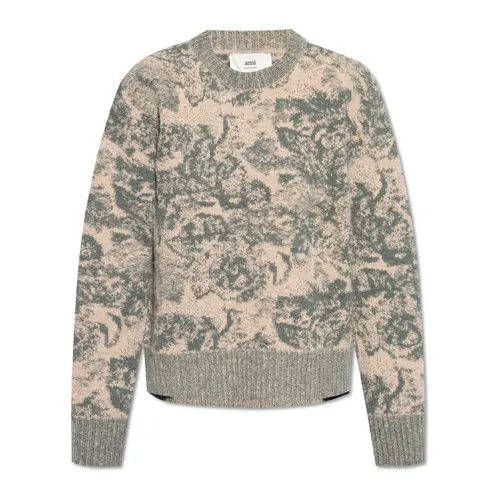 Knitwear > Round-neck Knitwear - - Ami Paris - Modalova
