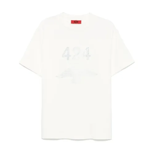 Tops > T-Shirts - White - 424 - Modalova