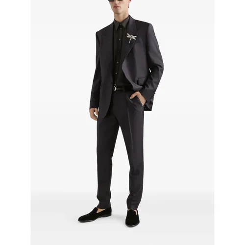 Suits > Formal Blazers - - Dolce & Gabbana - Modalova