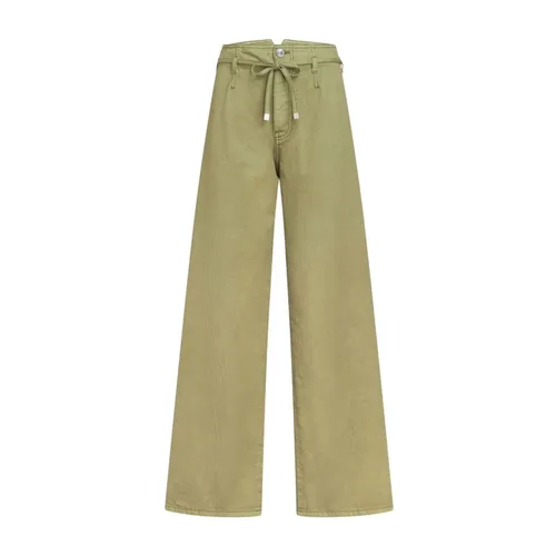 Etro - Jeans > Wide Jeans - Green - Etro - Modalova