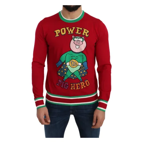 Knitwear > Round-neck Knitwear - - Dolce & Gabbana - Modalova