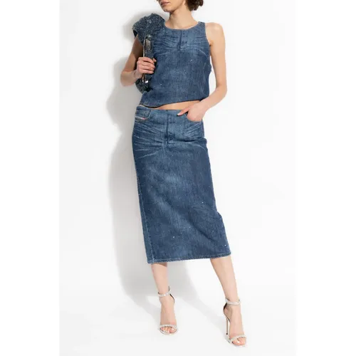 Skirts > Denim Skirts - - Diesel - Modalova
