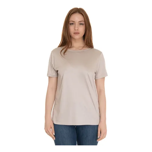 Fay - Tops > T-Shirts - Beige - Fay - Modalova