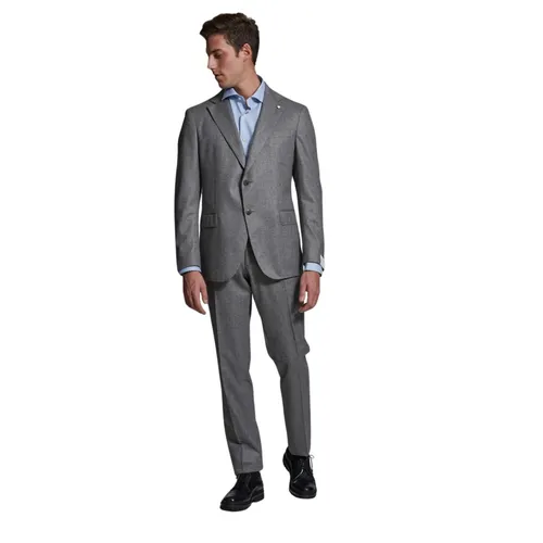 Suits > Suit Sets > Single Breasted Suits - - Luigi Bianchi Mantova - Modalova
